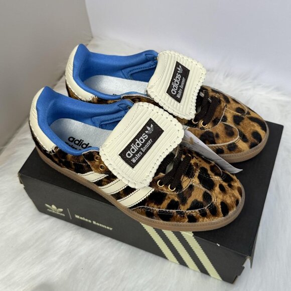 Adidas  Wales Bonner Samba Pony Leopard Print - Picture 2 of 6